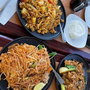 Noodles To Thai For - 5. Chicken Pad Thai 14. Pineapple Fried Rice 6. Chicken Pad See-Ew - Thai Near Me - Sacramento, California Noodles To Thai For - 5. Chicken Pad Thai 14. Pineapple Fried Rice 6. Chicken Pad See-Ew - Thai Near Me - Sacramento, California