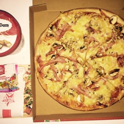 Freddy Fresh Pizza - Pizza Philadelphia + Häagen Dazs Macadamia Nut Brittle + gratis Gummibärchen ^^