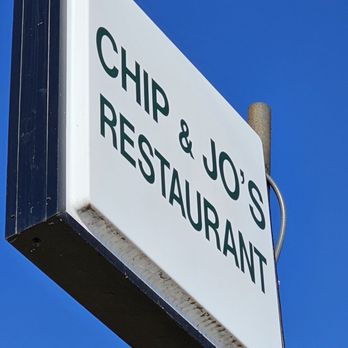 Chip & Jo's - This simple yet very effective restaurant sign held high on a pole next to the building. - Southern Near Me - Salem, Virginia Chip & Jo's - This simple yet very effective restaurant sign held high on a pole next to the building. - Southern Near Me - Salem, Virginia