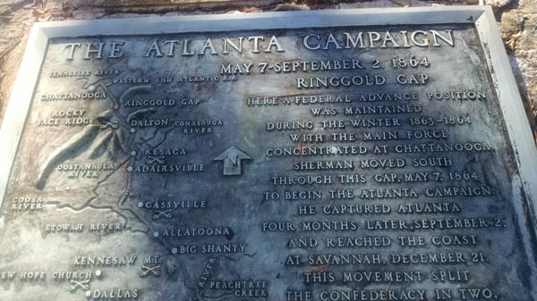 Ringgold Gap 1 Highway 41 Ringgold Ga Historical Places Mapquest