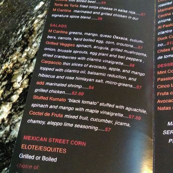 M Cantina - Menu - Mexican Near Me - Dearborn, Michigan M Cantina - Menu - Mexican Near Me - Dearborn, Michigan