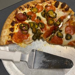Derby Room - Pepperoni jalapeño pizza
