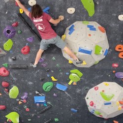 Shasta Rock Club - Climbing on the Shasta Rock Club climbing walls
