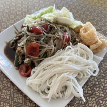 Thai Mango - Papaya Salad Lao Style - Thai Near Me - Sacramento, California Thai Mango - Papaya Salad Lao Style - Thai Near Me - Sacramento, California