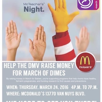 DMV - Arleta - Help us support "March of Dimes " Thursday 3/24/16 From 4pm to 7pm - Departments of Motor Vehicles Near Me - Pacoima, California DMV - Arleta - Help us support "March of Dimes " Thursday 3/24/16 From 4pm to 7pm - Departments of Motor Vehicles Near Me - Pacoima, California