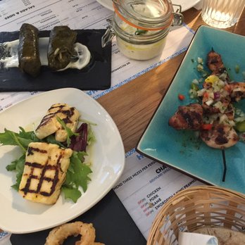 Halloumi - Halloumi, skewer and dolmades - Greek Near Me - Glasgow, GLG