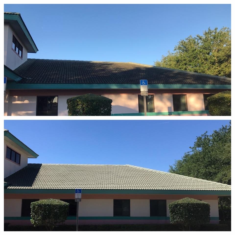 Slide of Soapy D's Exterior Cleaning