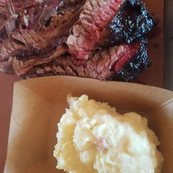 Caldwell County BBQ - Brisket and potato salad - Barbeque Near Me - Gilbert, Arizona Caldwell County BBQ - Brisket and potato salad - Barbeque Near Me - Gilbert, Arizona