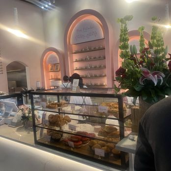 Pink Pistachio Cafe - "Bar" area, you can order straight from here while you wait for a table or for a sweet treat or beverage on the go! - Coffee & Tea Near Me - Somerset, New Jersey