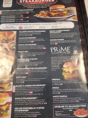 Menu photo 2 Steak ’n Shake Cleveland, OH Menu photo 2 Steak ’n Shake Cleveland, OH