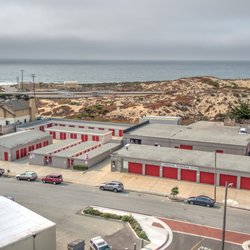 Aerial view of Sand City, CA and Coastal Storage.