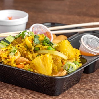 Quality thai - Pineapple Fried Rice Pinto Box - Thai Near Me - Las Vegas, Nevada Quality thai - Pineapple Fried Rice Pinto Box - Thai Near Me - Las Vegas, Nevada