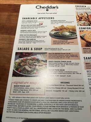 Menu photo 7 Cheddar's Scratch Kitchen Fort Smith, AR