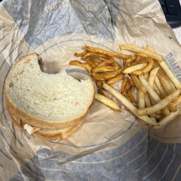 Sourdough jack and "curly" fries