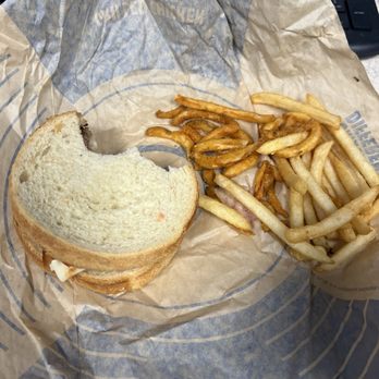 Jack in the Box - Sourdough jack and "curly" fries - Fast Food Near Me - Wasco, California