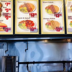 The menu