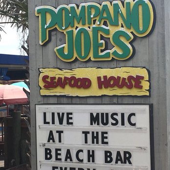 Pompano Joe's - Nice to know it has live music - Seafood Near Me - Destin, Florida
