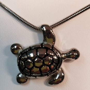 Affinity Direct Cremation - Turtle Stainless Steel Pendant - Cremation Services Near Me - Brandon, Florida
