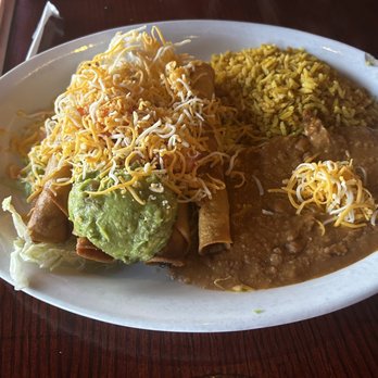 Garcia's Mexican Restaurant - Taquitos with beans and rice - Mexican Near Me - Glendale, Arizona