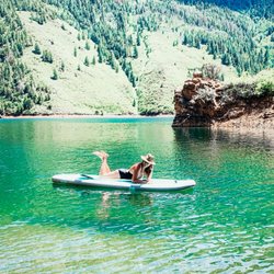 Alpine Surf - Paddleboarding at Morrow Point Reservoir