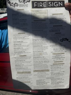 Menu photo 8 Fire Sign Cafe Tahoe City, CA Menu photo 8 Fire Sign Cafe Tahoe City, CA