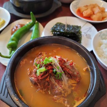 Parksanbal - Park San Bal Beef and Cabbage Soup with Rice - Korean Near Me - Flushing, New York Parksanbal - Park San Bal Beef and Cabbage Soup with Rice - Korean Near Me - Flushing, New York