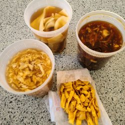 Lucky Dragon - Variety of soups offered.