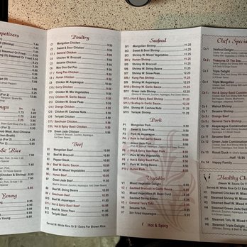 Chen's - Menu (other side) - Chinese Near Me - Buford, Georgia