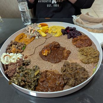 Lucy Ethiopian Restaurant - Meat and veg platter - Ethiopian Near Me - Las Vegas, Nevada Lucy Ethiopian Restaurant - Meat and veg platter - Ethiopian Near Me - Las Vegas, Nevada