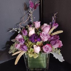 The Lady Bug - Asked for purple with complementary colors. . .she did not disappoint