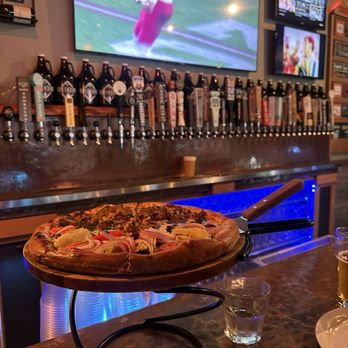 Creekside Pizza & Taproom - Half Biagio and half Heart Of Marin (V) pizza - Pizza Near Me - San Anselmo, California Creekside Pizza & Taproom - Half Biagio and half Heart Of Marin (V) pizza - Pizza Near Me - San Anselmo, California