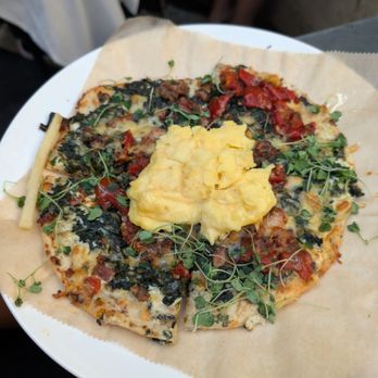 Oxford Exchange - Brunch Flatbread - Bookstores Near Me - Tampa, Florida Oxford Exchange - Brunch Flatbread - Bookstores Near Me - Tampa, Florida