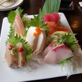 Oshima - 12pc Sashimi. Oh so good!! - Sushi Bars Near Me - Sioux Falls, South Dakota