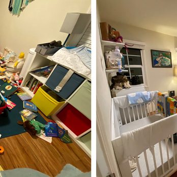 Ameliorate - Kelly and Dan needed order in their little one's room. Ameliorate jumpstarted the process by categorizing toys and freshening up the layout. - Home Organization Near Me
