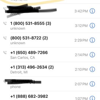 Mel's Auto Services - This is the number of times they declined my call - Auto Repair Near Me - Canton, Michigan