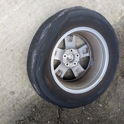 Hertz - The tire on the vehicle they gave us