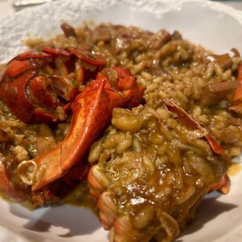 Sant Pere del Bosc - Restaurant lobster broth rice (for 2) served table side - Catalan Near Me - Lloret de Mar, GI