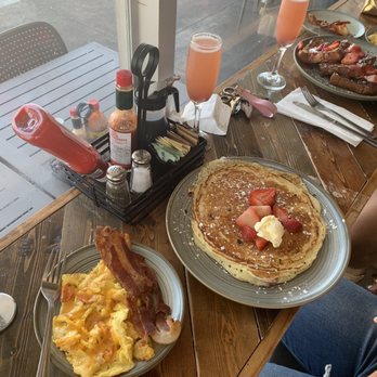 Dandelion Cafe - Buttermilk Pancakes, Cheesy Eggs & Bacon - Coffee & Tea Near Me - Bellaire, Texas