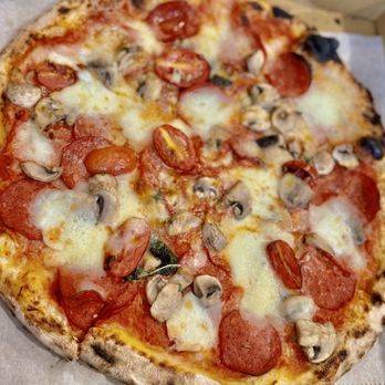 Crust Pizzeria Napoletana - Beef Peperoni Special - very tasty pizza!! - Italian Near Me - Herndon, Virginia Crust Pizzeria Napoletana - Beef Peperoni Special - very tasty pizza!! - Italian Near Me - Herndon, Virginia