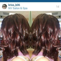 This is what it looked like when I left! NV and Krissy instead on curling it maybe because they closed at 3pm and she want to go