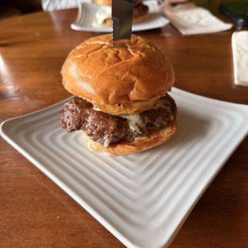 Liberty Burger - yummy burger. can't remember the name but had an onion ring and mushrooms inside. - Burgers Near Me - Jackson, Wyoming Liberty Burger - yummy burger. can't remember the name but had an onion ring and mushrooms inside. - Burgers Near Me - Jackson, Wyoming
