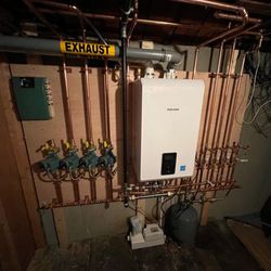 South Shore Plumbing and Heating - 3 zone high efficiency boiler