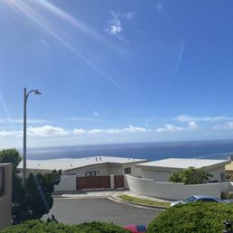 The view from the driveway