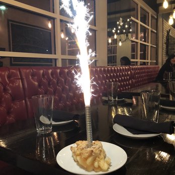 Ditmas Kitchen Boca - Birthday dessert - New American Near Me - Boca Raton, Florida