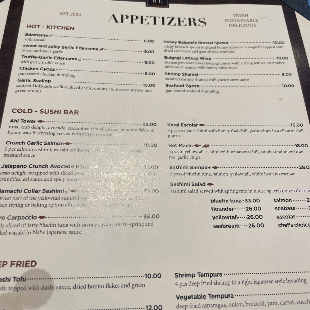 Nabe Sushi - Menu - Japanese Near Me - Austin, Texas