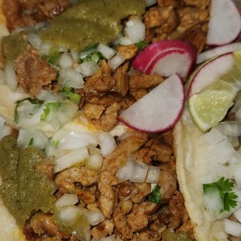 La Cocinita de Pina - Green paste is their green salsa. Not a fan. - Food Trucks Near Me - Tracy, California La Cocinita de Pina - Green paste is their green salsa. Not a fan. - Food Trucks Near Me - Tracy, California