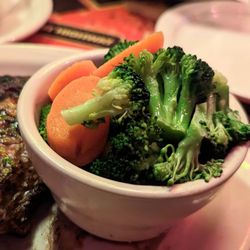 Texas Roadhouse - Ate the broccoli, left the carrots.