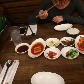 Five Senses - complimentary side dishes - Korean Near Me - New York, New York
