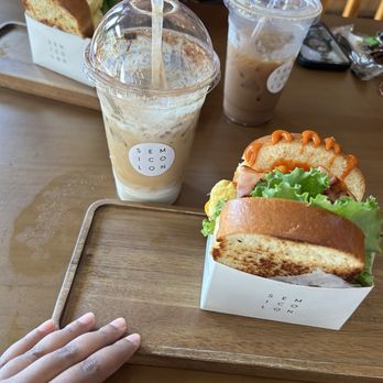 Semicolon Cafe - Tiramisu Latte (ICED) - Desserts Near Me - New Brunswick, New Jersey