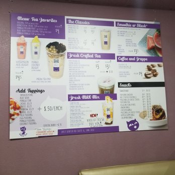 Meow Tea - Menu - Asian Fusion Near Me - San Jose, California Meow Tea - Menu - Asian Fusion Near Me - San Jose, California